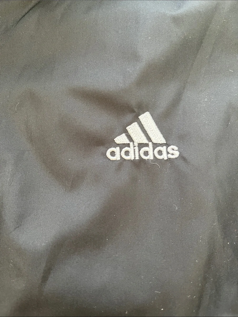 adidas Black Men's Full-Zip Windbreaker Jacket